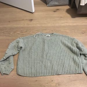 Cable knit sweater